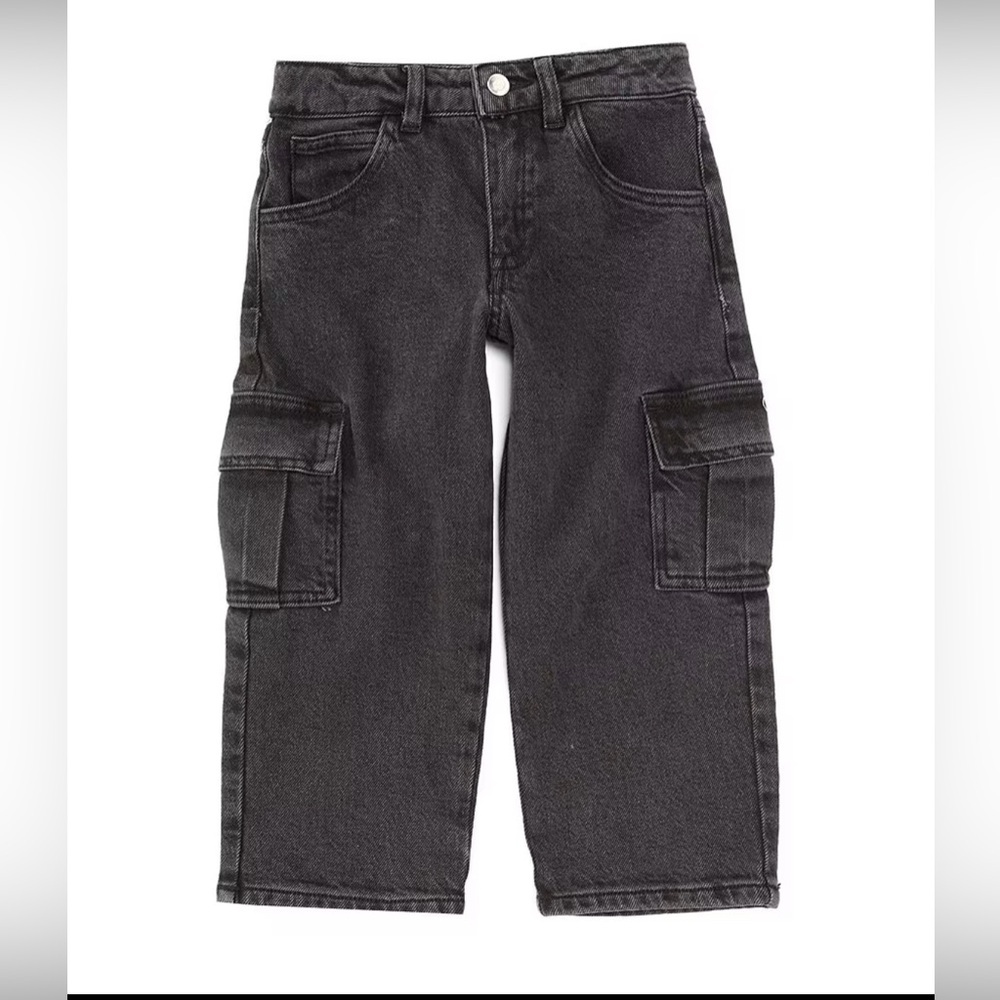 GB Little Girls Wide Leg Cargo Jeans- BRAND NEW